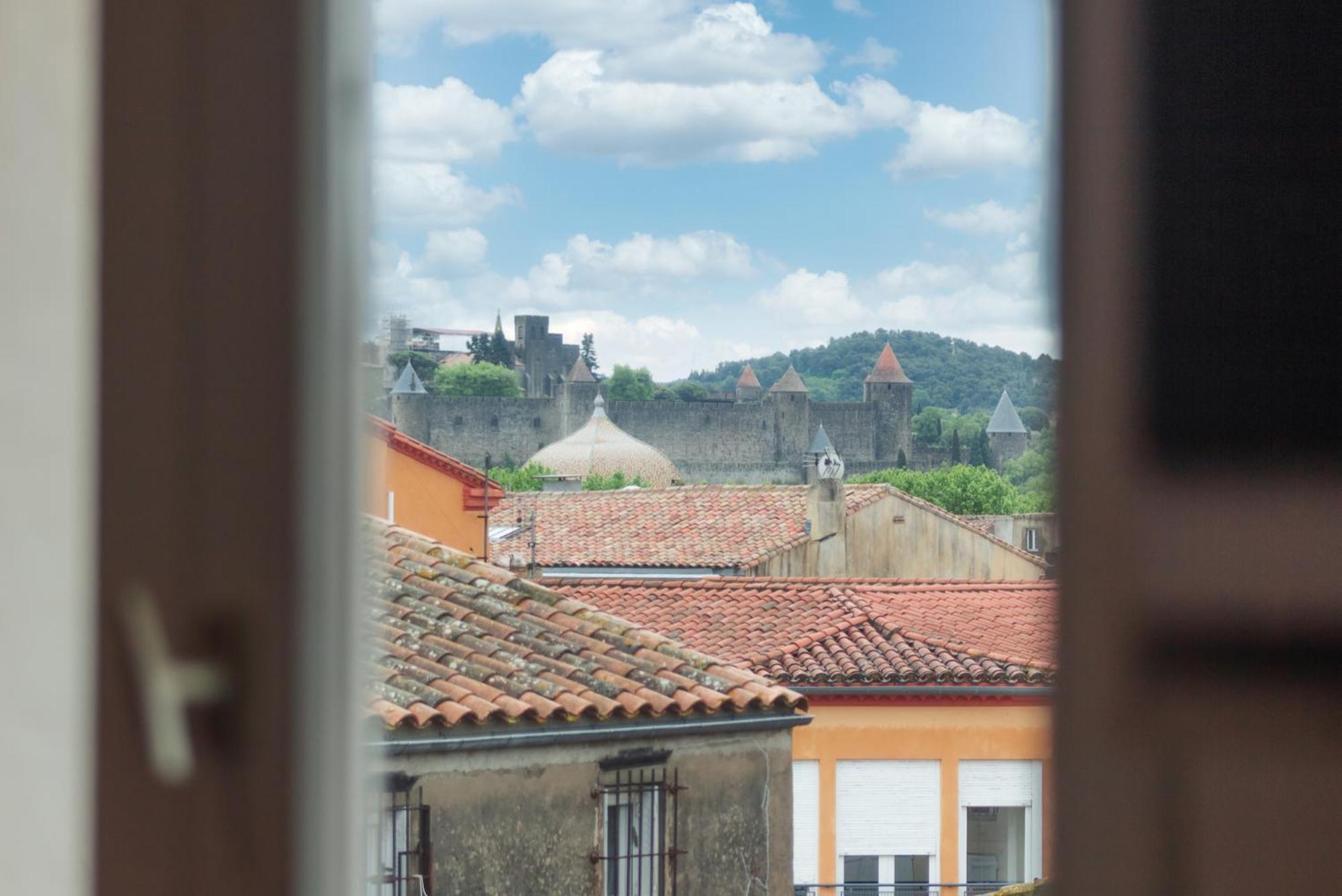 Le Boheme - Netflix - Wifi - Vue Sur La Cite Medievale Et Les Toits Lejlighed Carcassonne Eksteriør billede